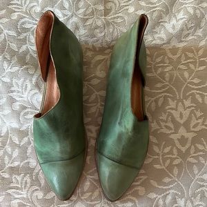 BNIB Green Leather Free People Shoes